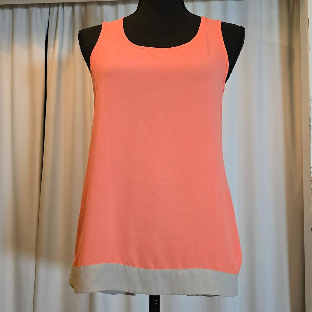 Express Neon Coral/Grey Open Back Shell XS